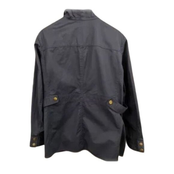 Laura Scott Navy Blue Lightweight Jacket (size 2X) Gently Worn - Picture 2 of 7
